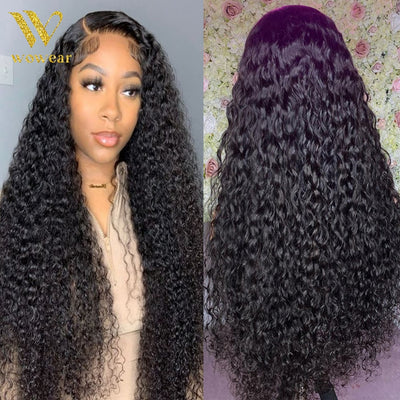 4x4 5x5 Water Wave Lace Closure Wig 13x4 13x6 Hd Deep Wave Lace Frontal Wig 360 Curly Human Hair Wigs For Black Women Human Hair